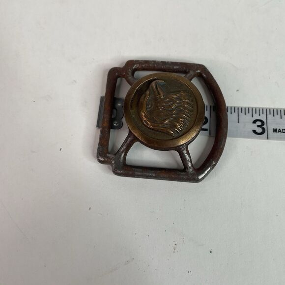 Vintage Eagle Metal Buckles, Bronze, Set Of 2 ~2.25” - Picture 5 of 5